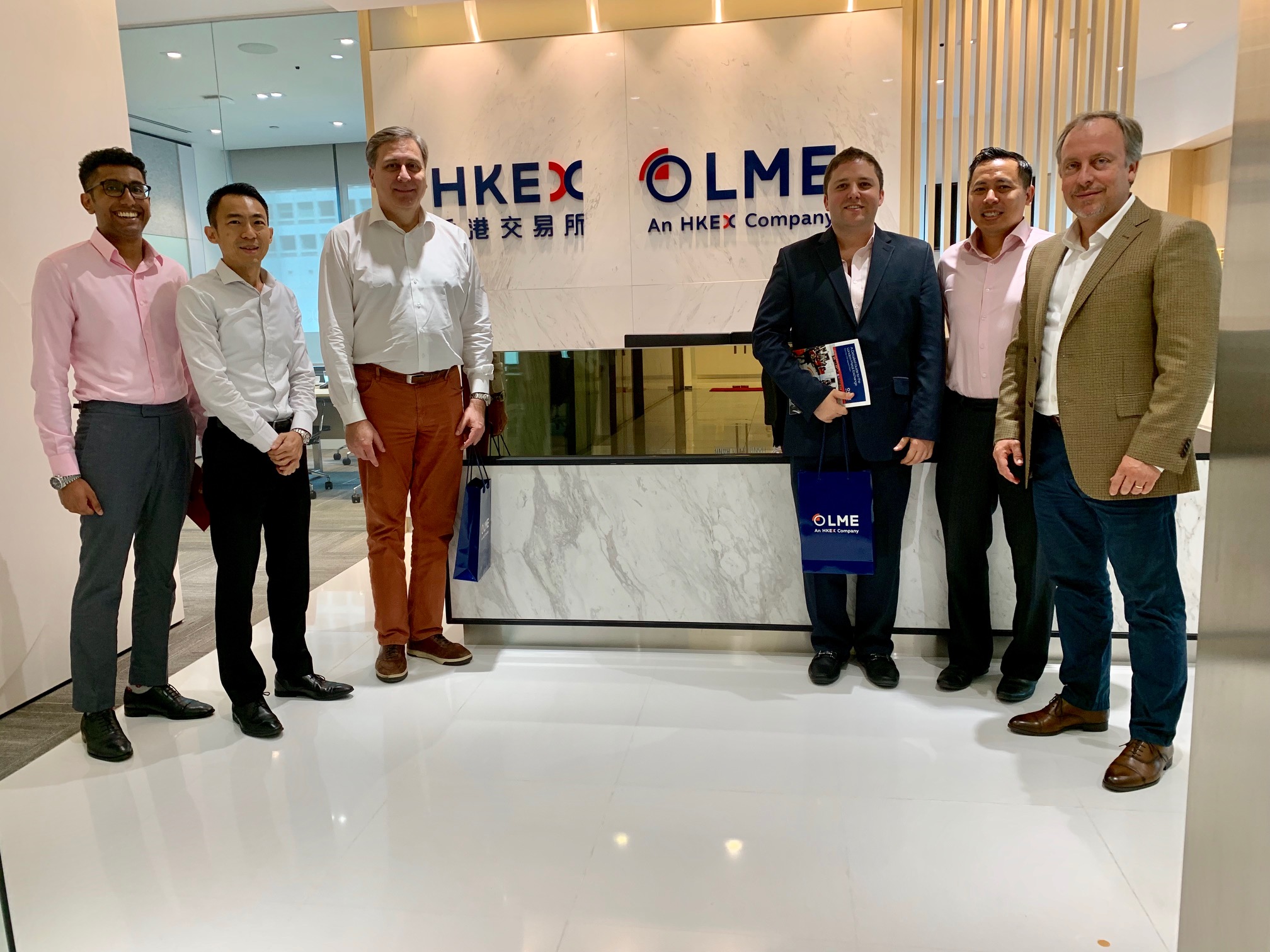 Meeting at LME offices in Singapore