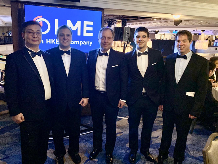 Presence of Mirador-MIC at the London Metal Exchange (LME) annual dinner. 